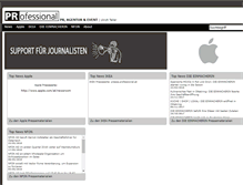 Tablet Screenshot of professional.at