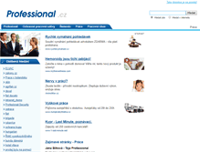 Tablet Screenshot of professional.cz